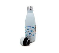 Nerthus Fih 755 Bouteille THE SMURFS Double Paroi Schtroumpfs en Acier Inoxydable 18/8, 350 Ml, sans Bpa