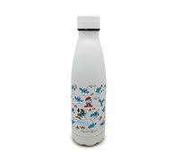 Nerthus Fih 756 Bouteille THE SMURFS Double Paroi Motif Schtroumpfs 500 Ml, Acier Inoxydable, sans Bpa, 18/8