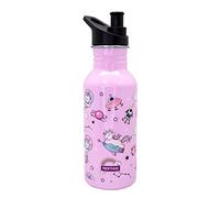 NERTHUS - Fih 807 - Bouteille D'Eau pour Enfant - Imperméable - Motif Licornes - Rose - 500 Ml