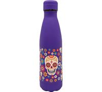 NERTHUS FIH 906 Bouteille à double paroi 500 ml en acier inoxydable Tête de mort, bouteille thermos à double paroi pour le chaud et le froid