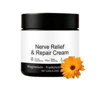 Nerve Relief Cream - 120g Repairing Moisturizer, Soothing Massage Creamss, Reliefs Cream with Fast Absorption, Nerve Relief Gel with Natural, Body Care for Women Men Feet Hands