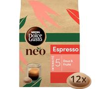 NESCA. DOL. GUS. NEO - Espresso Intense et Aromatique, Dosettes Pratiques pour un Café Parfait (Boîte de 12) - Lot de 3 - vendu par Lot