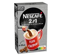 Nescafé 2 in 1 Sticks Café instantané avec crémier Café instantané 10 portions