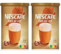 NESCAFÉ® Café au lait - Café Soluble Instantané - Grains Robusta - Boîte De 252 g (Lot de 2)