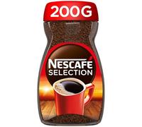 NESCAFE - Café Soluble Sélection | Saveurs onctueuses et gourmandes | Idéal pour une pause café rapide | le flacon de 200g - 100 tasses | LOT DE 3