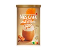NESCAFÉ® Cappuccino Caramel Beurre Salé - Café Soluble Instantané - Mousse Onctueuse- Boîte De 261 g
