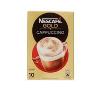 NESCAFÉ Cappuccino Mélange de Café Instantané, Lot de 10 Sticks
