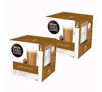 Nescafé Dolce Gusto Café au Lait, Latte, Boissons Chaudes, 2 x 30 Gélules