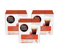 NESCAFE Dolce Gusto, Cafe Lungo Decafe, Espresso, 16 Count (Pack of 3), Makes 48 Cups