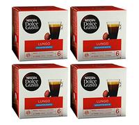 Nescafé Dolce Gusto Caffè Lungo Decaffeinato, Lot de 4, 4 x 16 Capsules
