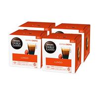 Nescafé Dolce Gusto Caffè Lungo, Lot de 4, 4 x 16 Capsules