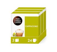 NESCAFÉ Dolce Gusto Cappuccino , 48 Capsules de Café et 48 Capsules de Lait | Café Capsules , Compatible avec Toutes les Machines à Café DG hors NEO , Cappuccino au goût doux et grillé