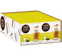 Nescafé Dolce Gusto Cappuccino, café, capsule de café, paquet de 6, 6 x 16 capsules (48 portions)