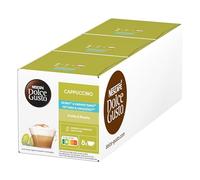 Nescafé Dolce Gusto Cappuccino light, Lot de 3, 3 x 16 Capsules (24 portions)