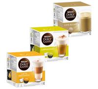 Nescafé Dolce Gusto Crème Kit: Latte Macchiato, Cappuccino, Au Lait, 3 x 16 Capsules