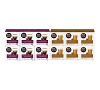 Nescafé Dolce Gusto Double Espresso - Café - 96 Capsules (Lot de 6 boîtes). & Café au Lait - Café - 96 Capsules (Pack de 6 boîtes x 16)