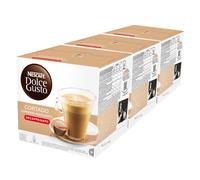 Nescafé Dolce Gusto Espresso Cortado Decafeinato, Lot de 3, 3 x 16 Capsules