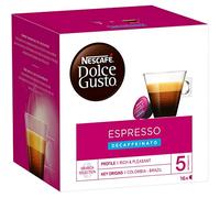 Nescafé Dolce Gusto Espresso Decaffeinato – Café Décaféiné – 48 capsules (Lot de 3 boîtes x 16)