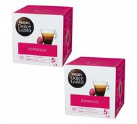 Nescafé Dolce Gusto Espresso, Lot de 2, 2 x 16 Capsules