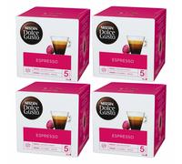 Nescafé Dolce Gusto Espresso, Lot de 4, 4 x 16 Capsules