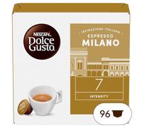 Nescafé Dolce Gusto Espresso Milano - Café - 96 Capsules (Pack de 6 Boîtes x 16)