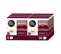 NESCAFÉ Dolce Gusto Espresso Napoli , 96 Capsules de Café , 6 x 16 | Café Capsules , Compatible avec Toutes les Machines à Café DG hors NEO , Assemblage Arabica et Robusta puissant