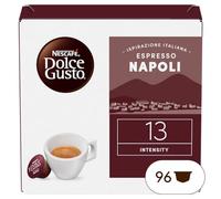 Nescafé Dolce Gusto Espresso Napoli - Café - 96 Capsules (Pack de 6 Boîtes x 16)