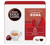 Nescafé Dolce Gusto Espresso Roma Caffé, 6 boîtes de 16 capsules (96 Capsules)