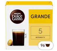 NESCAFE DOLCE GUSTO Grande - Café Capsule - Intensité 5 - Mélange Arabica & Robusta - 96 Capsules (6 Boîtes x 16)