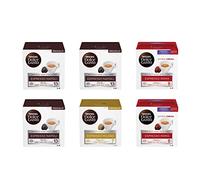 Nescafé Dolce Gusto Naples, Espresso Roma et Espresso Milano Espresso, 6 boîtes de 16 capsules (96 capsules)
