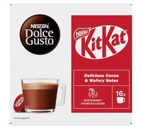 COUGAR KitKat Dolce Gusto KitKat Boîte de 256 g - Compatible avec les machines Dolce Gusto | 16 capsules | Boisson crémeuse au cacao avec saveur signature KitKat | Texture riche, lisse et veloutée |