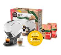 Nescafé Dolce Gusto Krups Machine à café, Dosettes compostables et sachets à base de papier recyclable, Connectée, Neo Blanc, YY5499FD