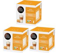 Nescafé Dolce Gusto Latte Macchiato 16 capsules de café, paquet de 3