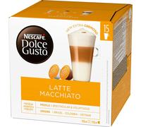 Nescafé Dolce Gusto Latte Macchiato boîte de réserve, café, capsules de café, 30 capsules / 15 portions