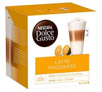 Capsules NESCAFE DOLCE GUSTO LATTE MACCHIATO - KRUPS - Compatible Capsules - Jaune - Capacité de boisson 100 ml