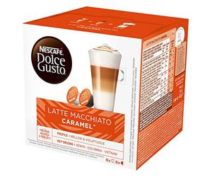 Nescafe Dolce Gusto Latte Macchiato Caramel, 1er Pack (1 x 16 Kapseln)