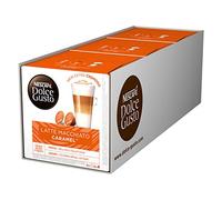 Nescafé Dolce Gusto Latte Macchiato Caramel, Lot de 3, 3 x 16 Capsules (24 Portions)