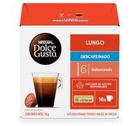 Nescafé Dolce Gusto Lungo Decaffeinato Café Décaféiné, 16 Capsules, 112g