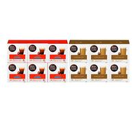 Nescafé Dolce Gusto Lungo Decaffeinato - Café Décaféiné - 96 Capsules (Pack de 6 boîtes x 16) & Café au Lait - Café - 96 Capsules (Pack de 6 boîtes x 16)