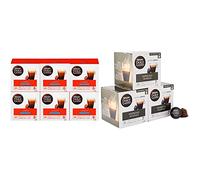 Nescafé Dolce Gusto Lungo Decaffeinato - Café Décaféiné - 96 Capsules (Pack de 6 boîtes x 16) & Espresso Intenso - Café - 90 Capsules (Pack de 3 boîtes XL x 30)