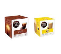 Nescafé Dolce Gusto Lungo Intenso - Café - 96 Capsules (Pack de 6 boîtes x 16) & Nescafé Dolce Gusto Ricoré Latte, 96 unités