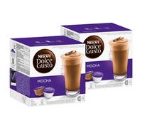 Nescafé Dolce Gusto Mocha, Lot de 2, 2 x 16 Capsules (16 portions)