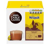 NESCAFÉ Dolce Gusto Nesquick - 16 dosettes de chocolat chaud - Boisson Choco - Cacao de qualité (un paquet)