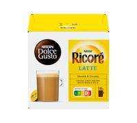 NESCAFÉ Dolce Gusto Ricoré Latte , 96 Capsules Café et Chicorée, 6 x 16 | Café et Chicorée , Compatible avec Toutes les Machines à Café DG hors NEO , Mélange Lacté et Onctueux
