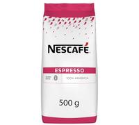 NESCAFÉ Espresso - Café Soluble - Café Instantané 100% Arabica - Intense et Aromatique - Café en Poudre - Approvisionnement 100% plus Responsable - Sachet de 500g