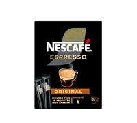 NESCAFÉ Espresso Original , Café Soluble 100% Arabica, 4 x 25 Sticks | Café soluble Espresso 100% Arabica , pour une préparation instantanée prête en quelques secondes , Mousse Veloutée