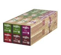 Nescafé Farmers Pack variété, cafés régions Arabica/Robusta torréfaction ambrée, 6x10 (60 capsules), compatibles Nespresso