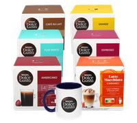 Nescafé | Lot de démarrage - 88 capsules pour Nescafé Dolce gusto