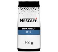 NESCAFÉ Mokambo - Café Soluble - A Dominante Robusta - Café Goût Intense et Savoureux - Fabriqué en France - Café en Poudre - Approvisionnement 100% plus Responsable - Sachet de 500g