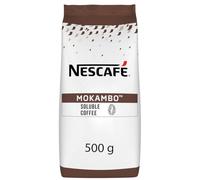 NESCAFÉ Mokambo - Café Soluble à Dominante Robusta - Sachet de 500g | Café instantané intense pour un réveil tonique - Goût riche et corsé - Préparation rapide pour vos pauses café quotidiennes